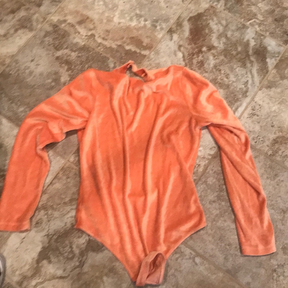 Orange bodysuit